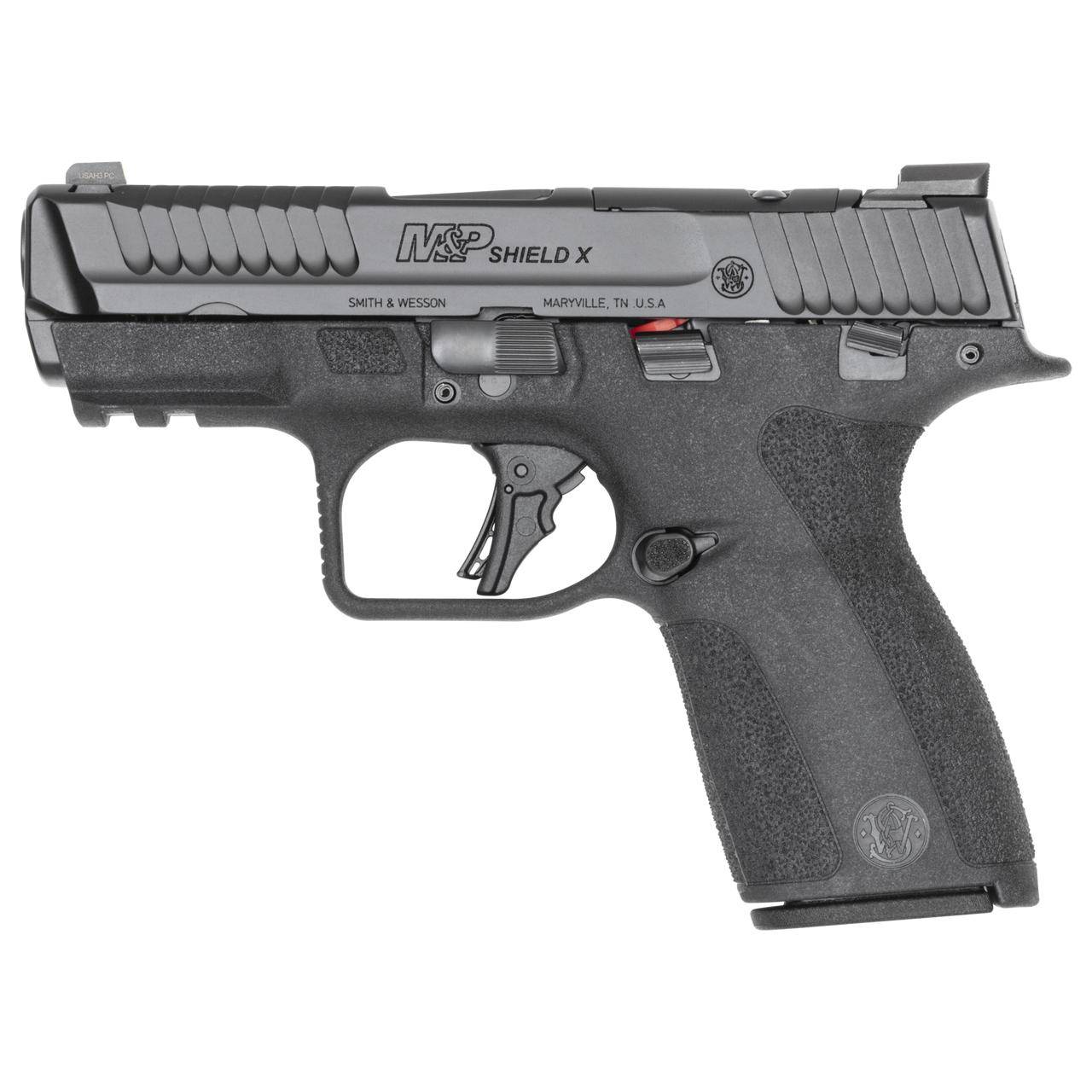 Smith & Wesson M&P9 Shield X Handgun 9mm Luger 10rd Magazines(2) 3.6" Barrel Optic Ready Thumb Safety CA Compliant - Image 6