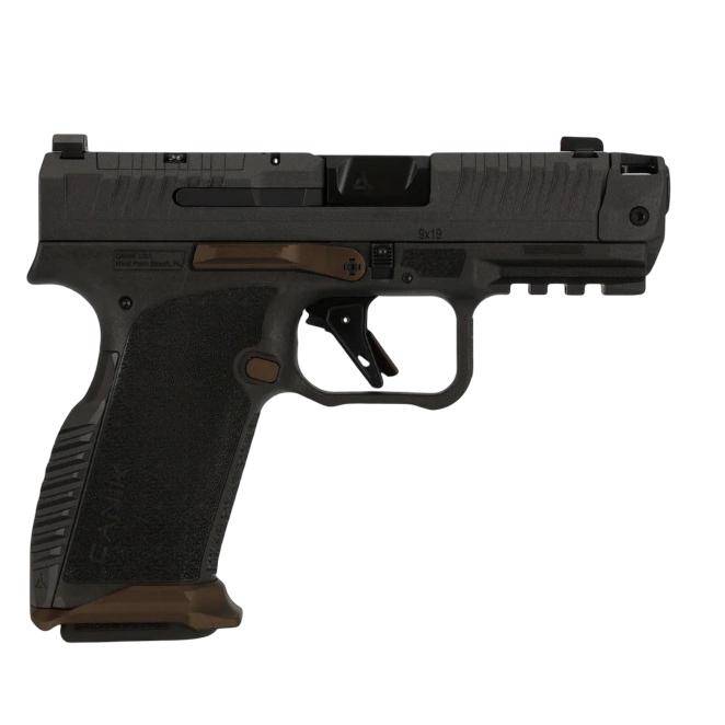 Canik Prime Radian Handgun 9mm Luger 10rd Magazines(2) 3.83" Comp Barrel Optic Ready Grey