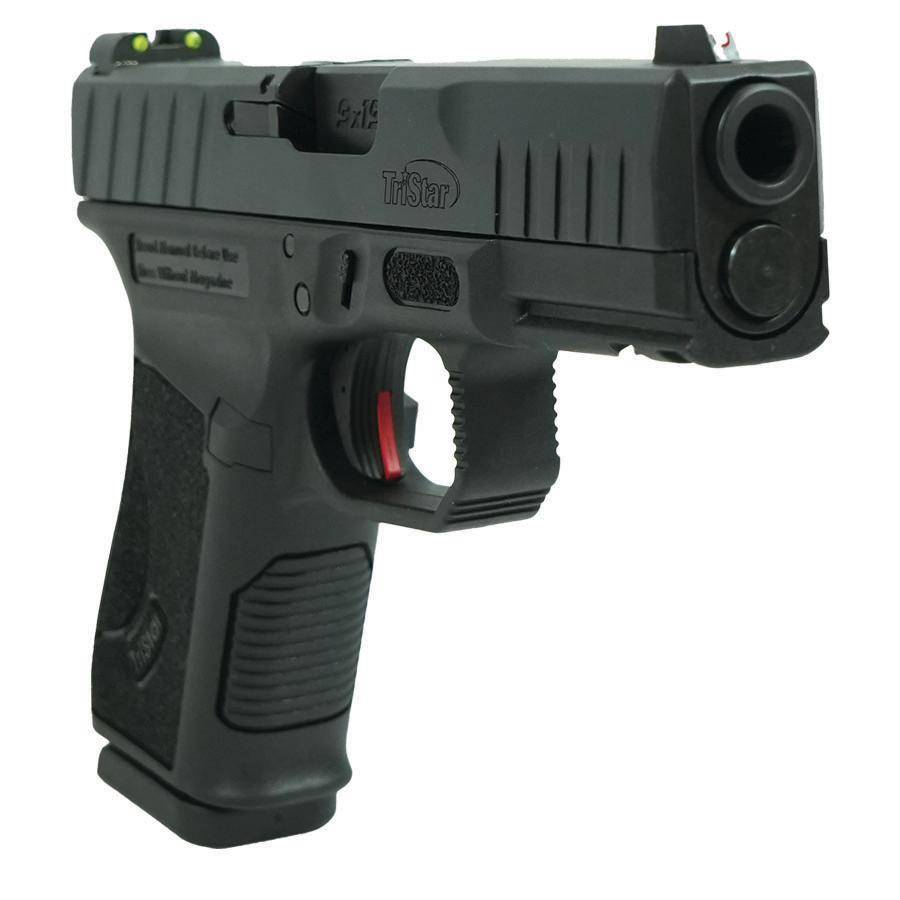 Tristar APOC Handgun 9mm Luger 15rd Magazine(2) 4" Barrel Fiber Optic Sights Black - Image 2