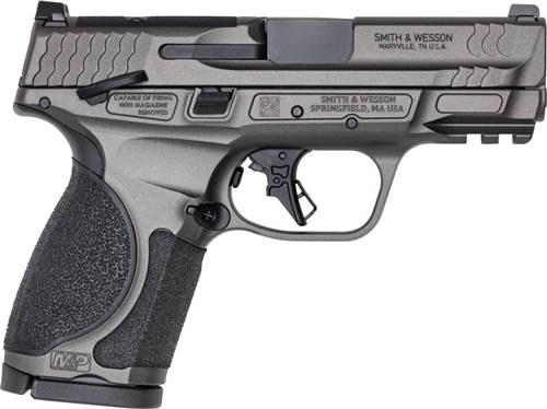 S&W M&P 9 M2.0 Metal Compact OR Handgun 9mm Luger 15rd Magazine(2) 3.6" Barrel Tungsten Gray Cerakote Thumb Safety - Image 8