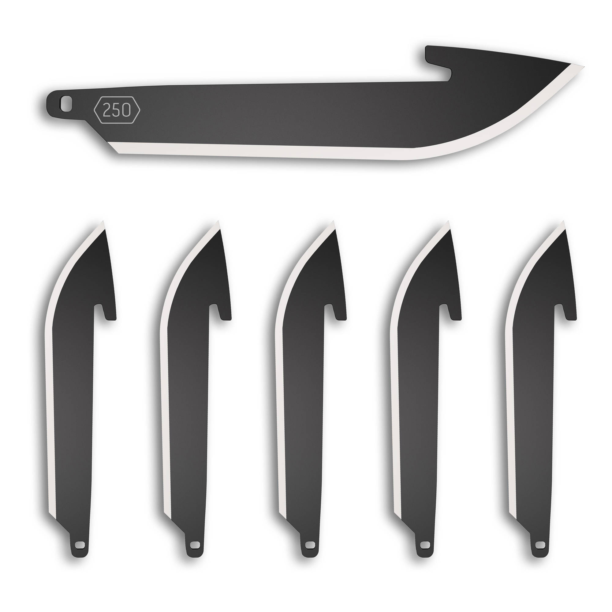 Outdoor Edge 2-1/2" Drop-Point Blade Pack 6/ct - Image 4