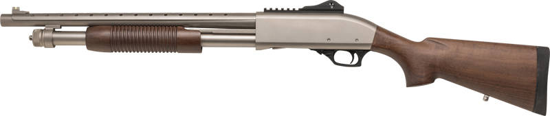 SDS Imports Tokarev TX3 12 HDM A1 Shotgun 12 ga 3" Chamber 4rd Magazine 18.5" Barrel Nickel and Wood - Image 4