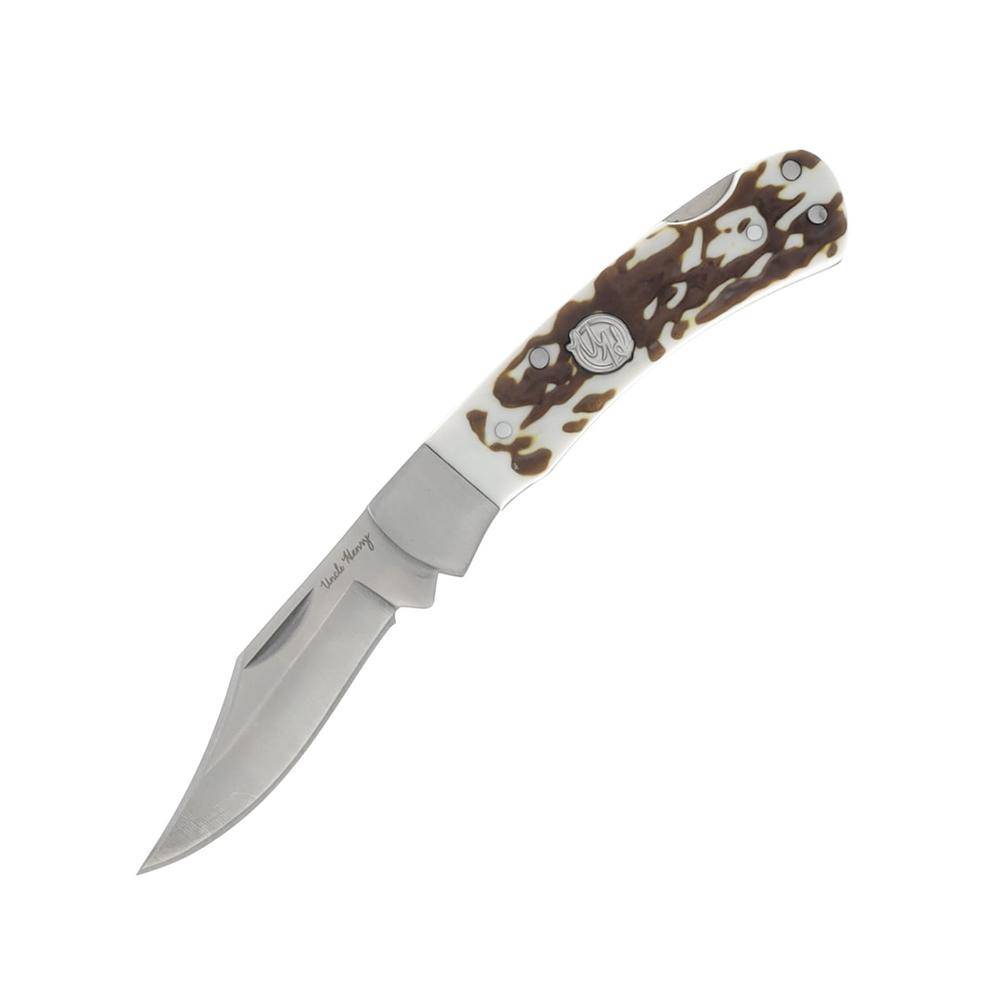Uncle Henry Knife Combo with Tin 1 Fixed Knife 2 Folding Knives - Image 4