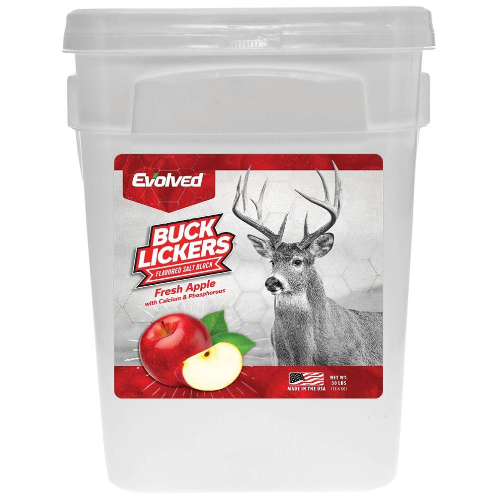Evolved Buck Lickers Attractant Apple 30lb Bucket