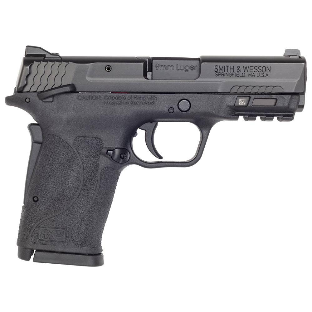 Smith & Wesson M&P9 Shield EZ M2.0 Handgun Bundle 9mm Luger 8rd Magazines (5) 3.675" Barrel Black with Case - Image 2