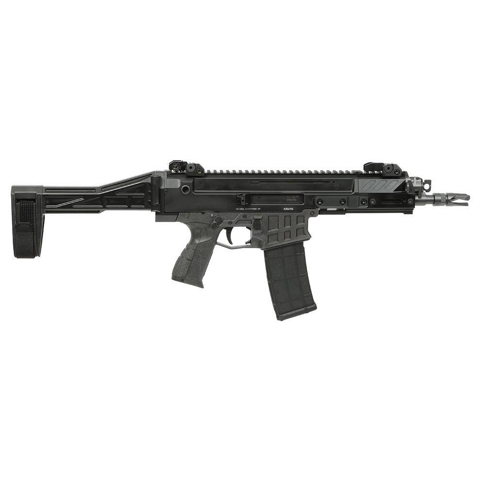 CZ USA Bren 2 MS Handgun 7.62x39 30rd Magazine 9" 1/2x28 Threaded Barrel Black with SB Tactical Brace