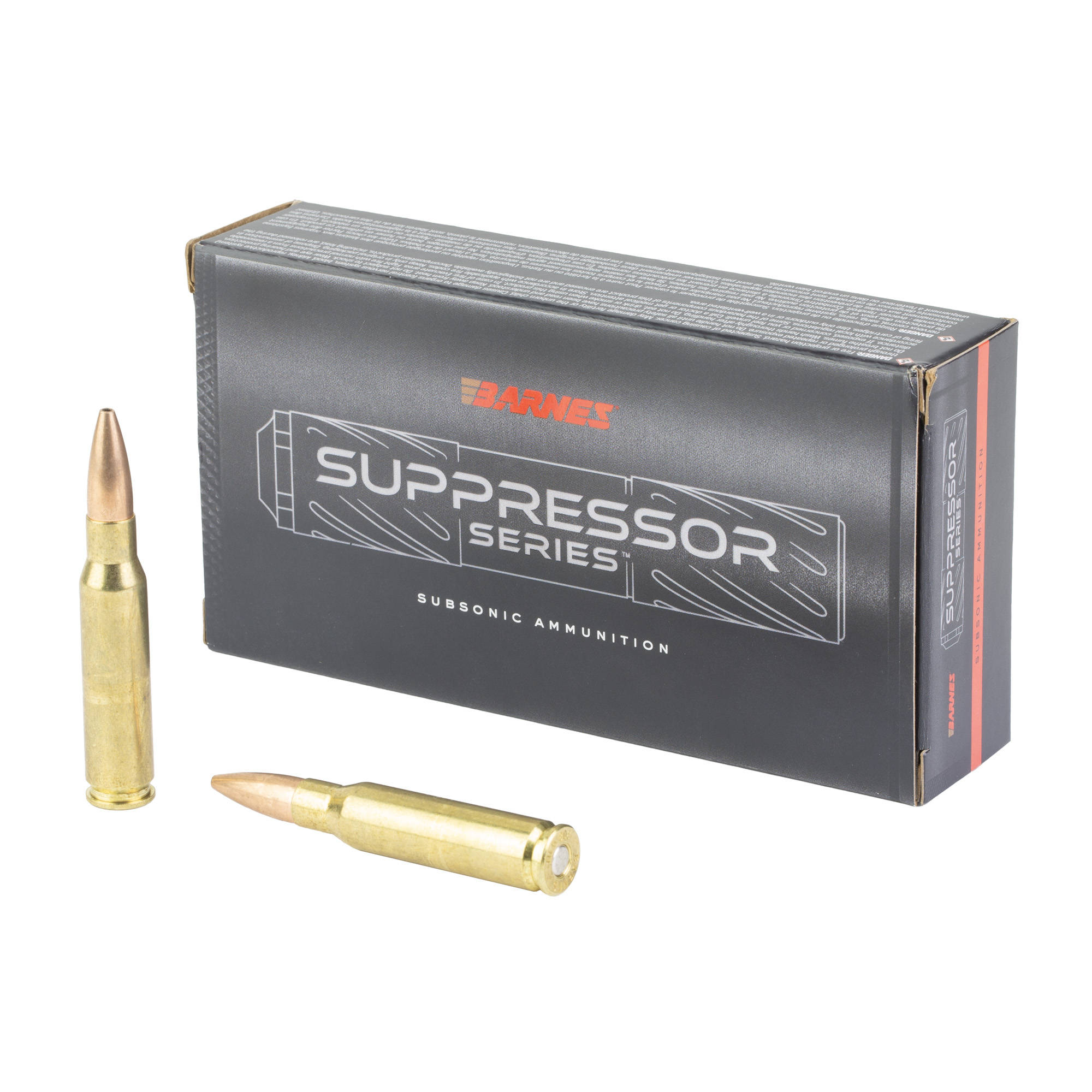 Barnes Suppressor Series Rifle Ammunition 308 Win 205 gr Sierra GameKing 20/ct - Image 2
