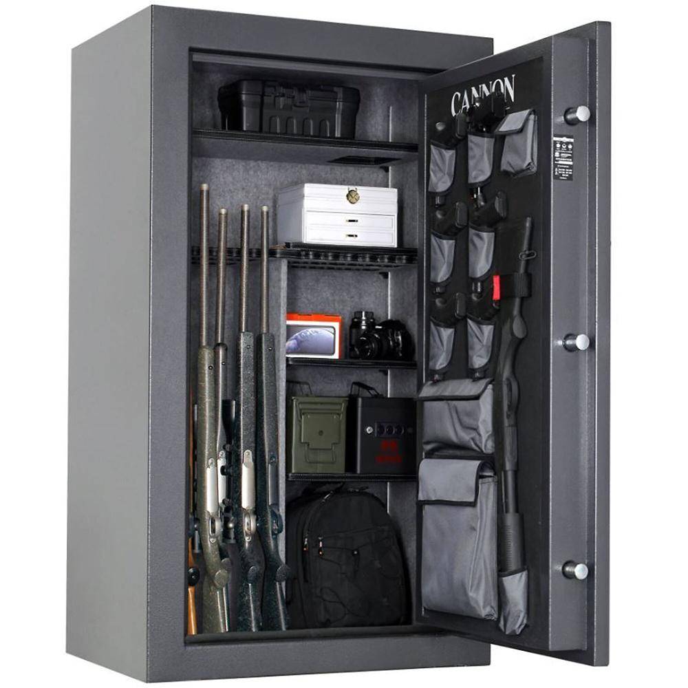 Cannon Fortified 49-Gun Gun Safe Dark Grey 60 Minutes Fire Rated - Image 4