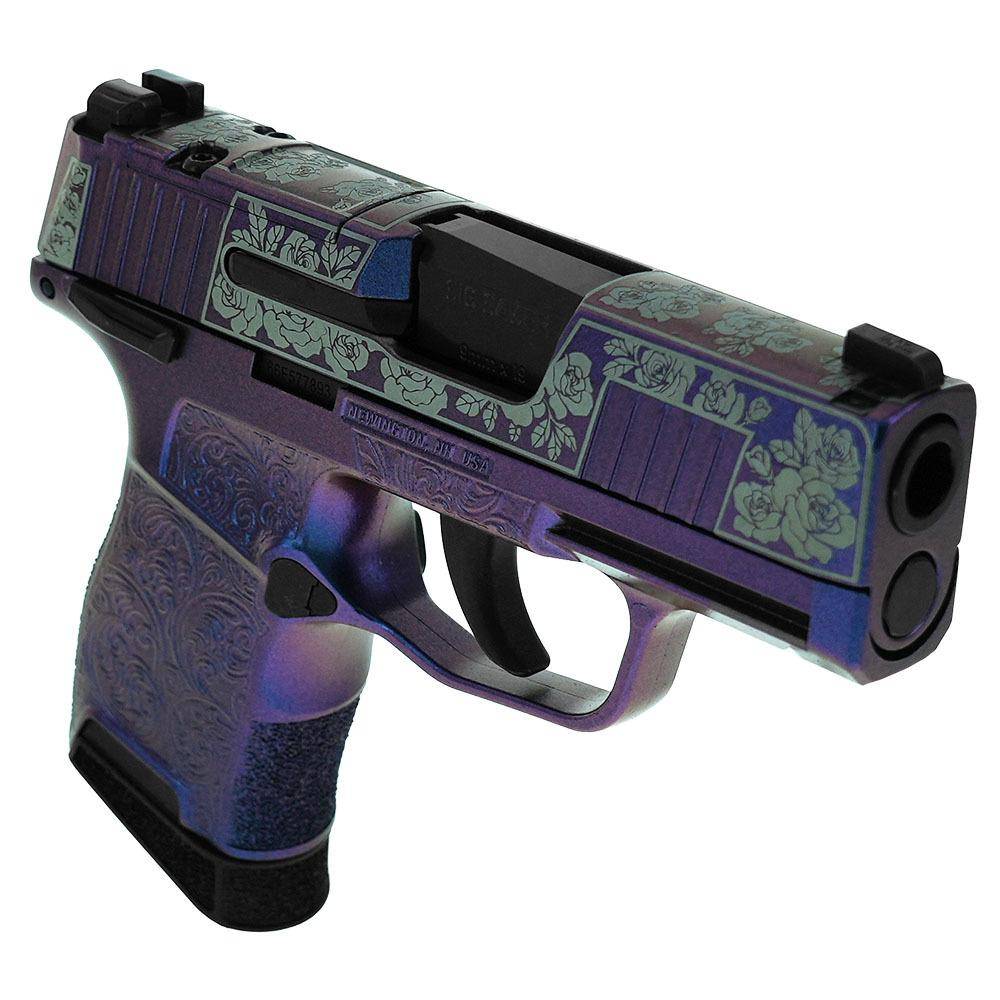 Sig Sauer "Guns & Roses Mongoose Purple" P365 Optic Ready Handgun 9mm Luger 10rd Magazines(2) 3.1" Barrel X-RAY 3 Sights Manual Safety - Image 2