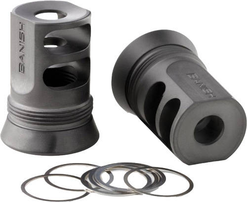 Banish 4578 30-Gold Muzzle Brake 1/2x28 Black - Image 3