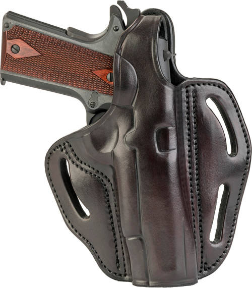 1791 BHX C&L Thumb Break Belt Holster Size 1 Signature Brown RH - Image 3