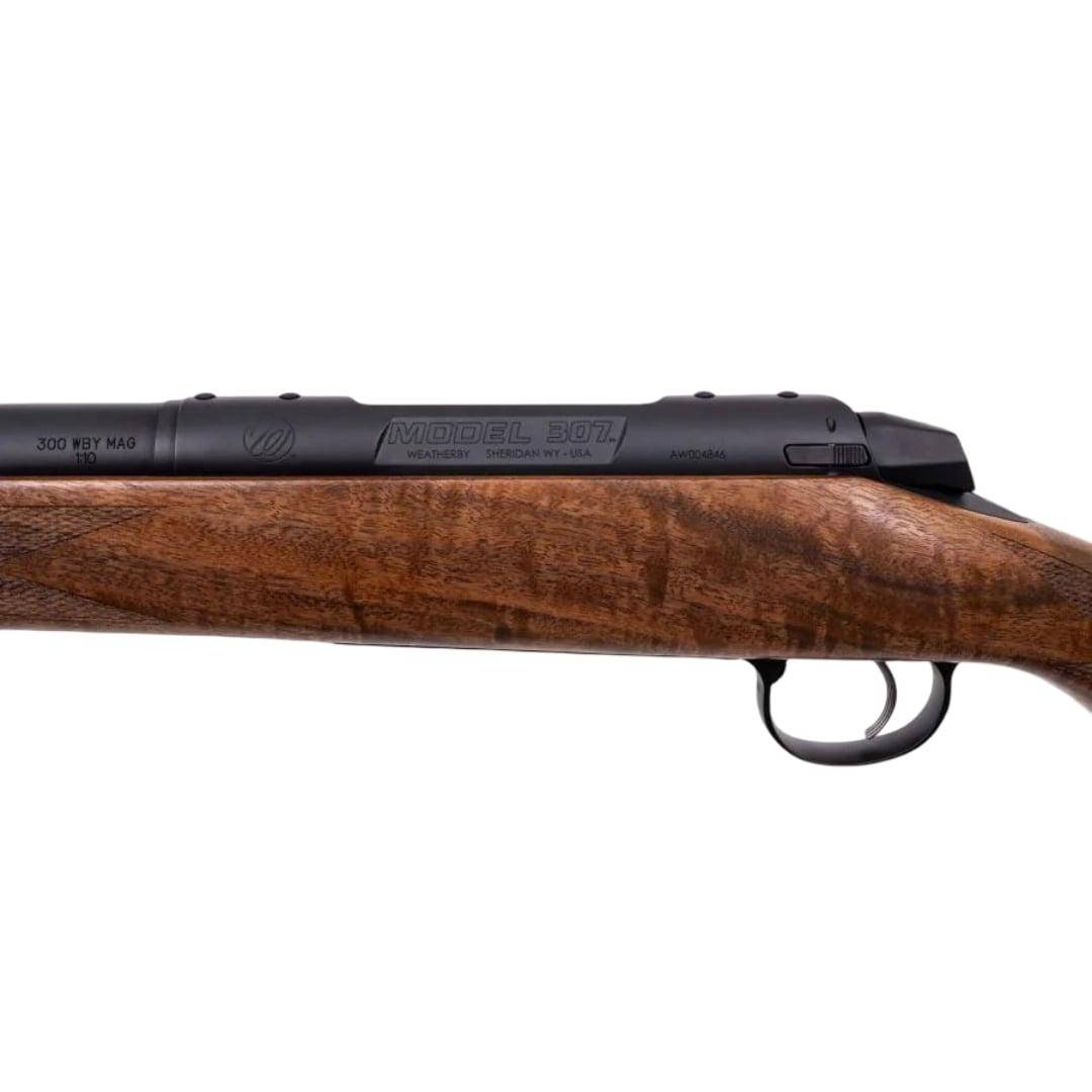 Weatherby 307 Adventure SD Rifle 25 WBY RPM 3rd Capacity 24'' Fluted Threaded Barrel Wood Stock - Image 3