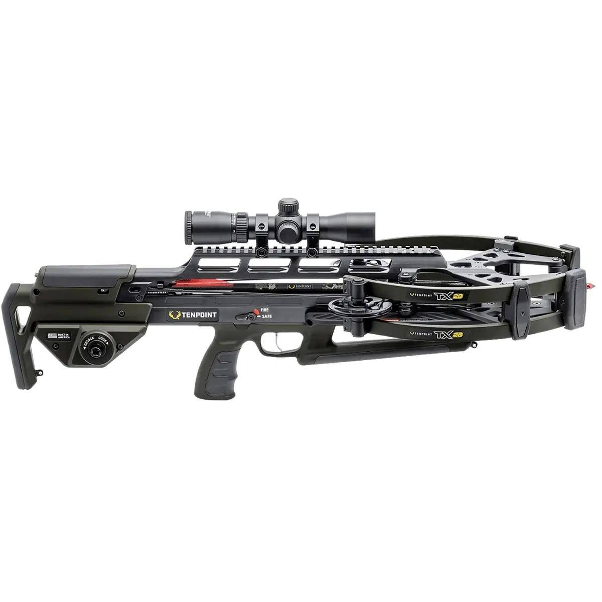 Tenpoint TX 28 Crossbow ACUslide MAXX RangeMaster 100 Black Scope - Image 2