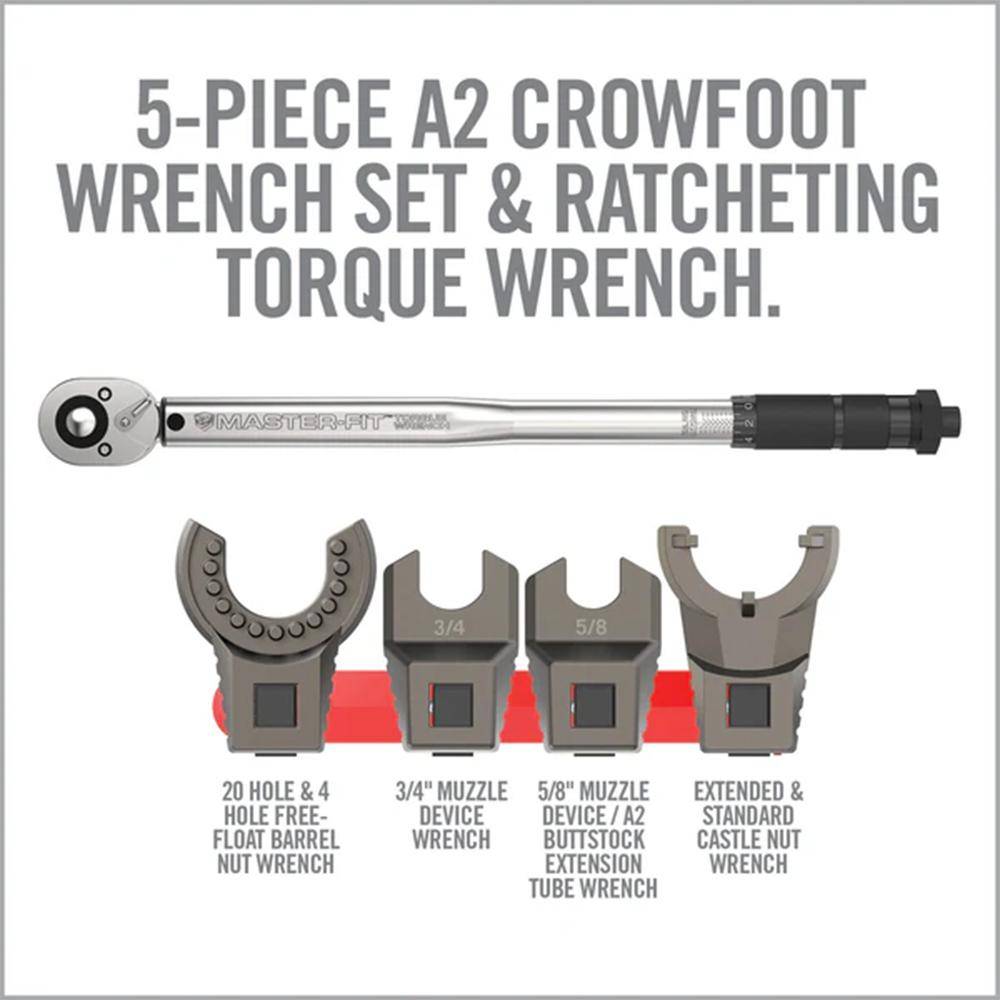 Real Avid Master-Fit 5-Piece A2 Crowfoot Wrench Set - Image 2