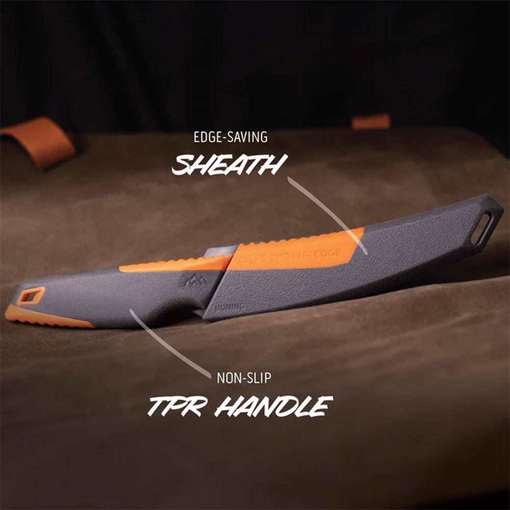 Outdoor Edge Vantex Fixed Knife 5" Boning Blade with Sheath - Image 3