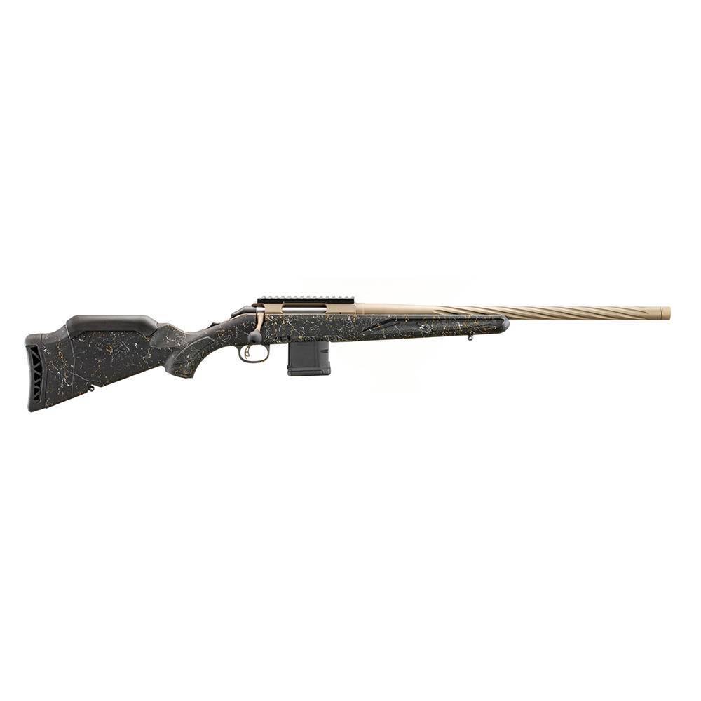 Ruger American Gen II Prairie Rifle .223 Rem 10rd Capacity 20" Fluted Threaded Bronze Barrel Black Splatter Gen II Stock