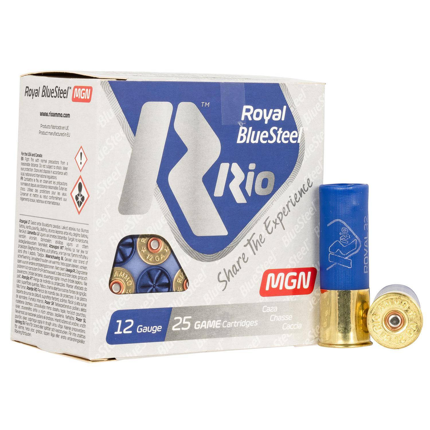 Rio Royal BlueSteel Heavy Magnum 12ga 3" 1-3/8oz 1300fps #7 25rds