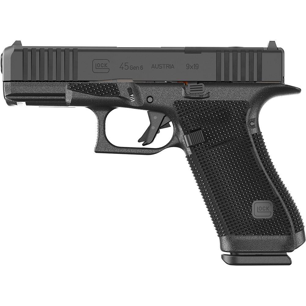 Glock 45 Gen 6 Handgun 9mm Luger 10rd Magazines (3) 4.02" Barrel Black Austria - Image 2