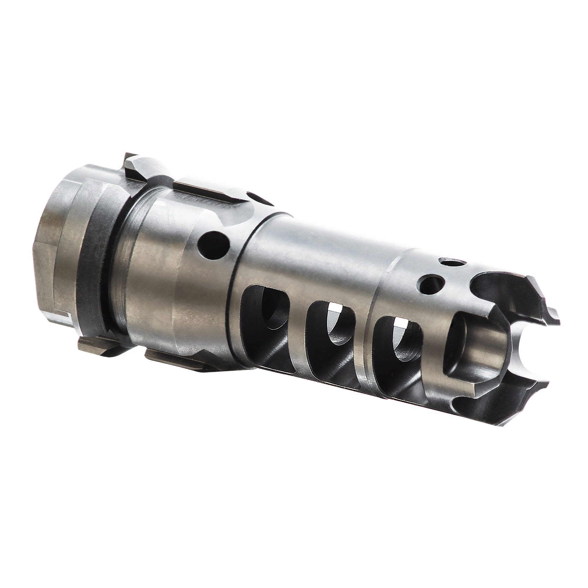 Lantac Drakon Muzzle Brake AK 7.62X39 14x1MM L/H Thread with Dead Air Keymount - Image 2