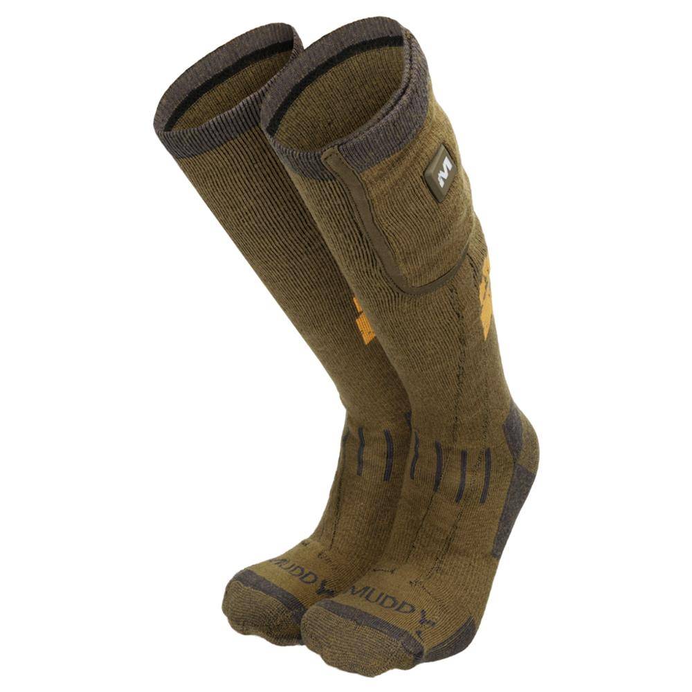 Muddy Nucleus Heated Socks Brown Clay M/L - Image 5