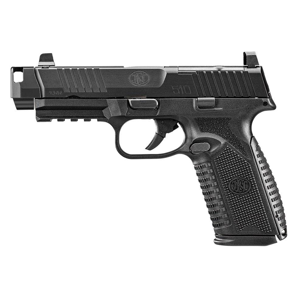 FN 510 MRD Handgun 10mm Auto 15rd Magazine (2) 4.1" Barrel Compensator Black - Image 2