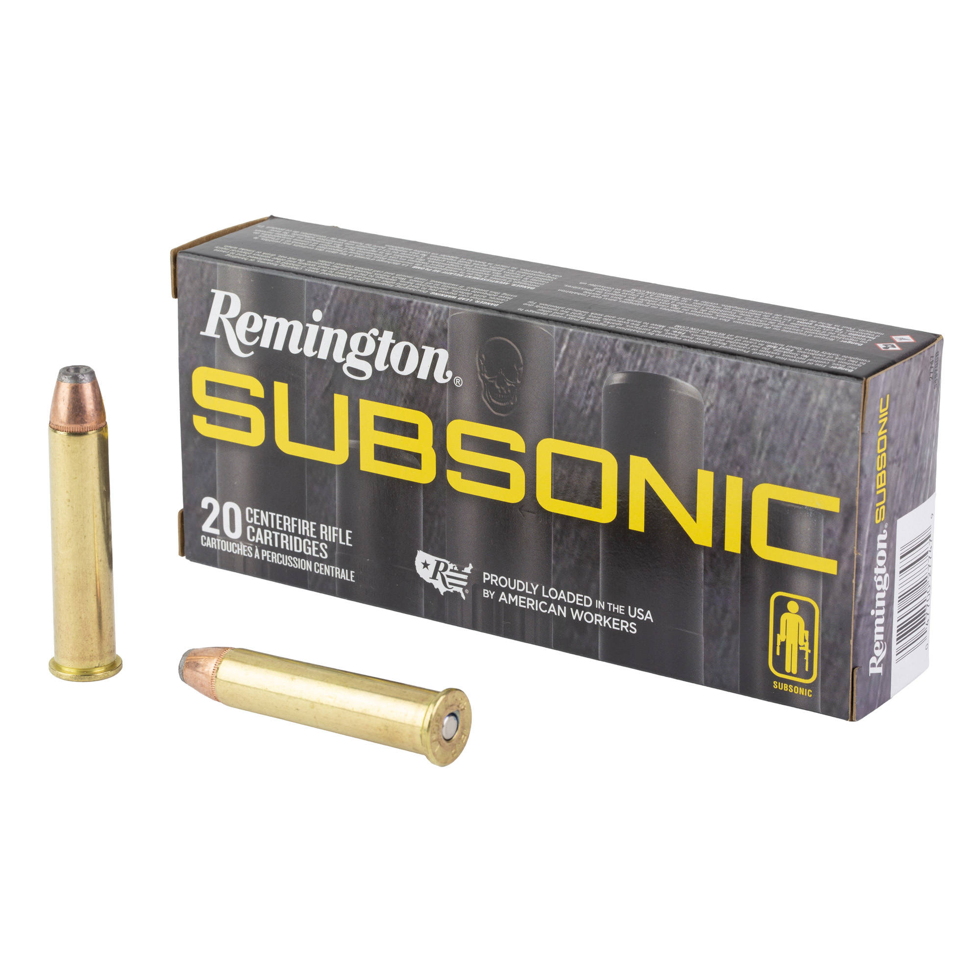 Remington Subsonic Rifle Ammunition 45-70 Govt 300gr HP 1000 fps 20/ct - Image 2