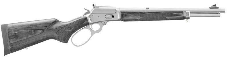Ruger Marlin 1894 Trapper Rifle 10mm Auto 10rd Capacity 16.1" Matte Stainless Barrel Black Laminate Stock - Image 7