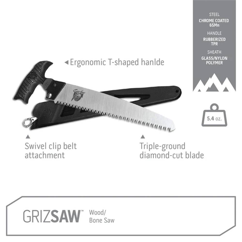 Outdoor Edge Griz Saw T- Saw 8" Blade Black - Image 2