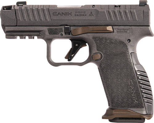 Canik Prime Radian Handgun 9mm Luger 10rd Magazines(2) 3.83" Comp Barrel Optic Ready Grey - Image 2