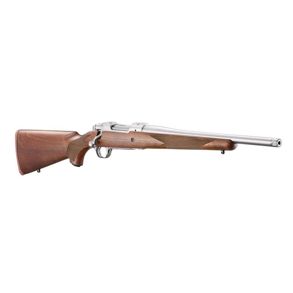 Ruger Hawkeye Hunter Rifle 6.5 Creedmoor 4rd Magazine 16.6" 5/8x24 Threaded Barrel Walnut Stainless Steel - Image 3