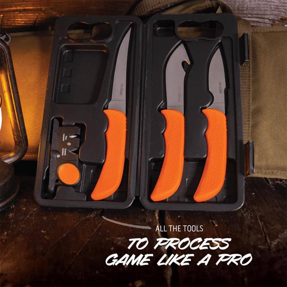 Outdoor Edge Wildlite 6-Piece Hunting Knife Kit with Case - Image 2