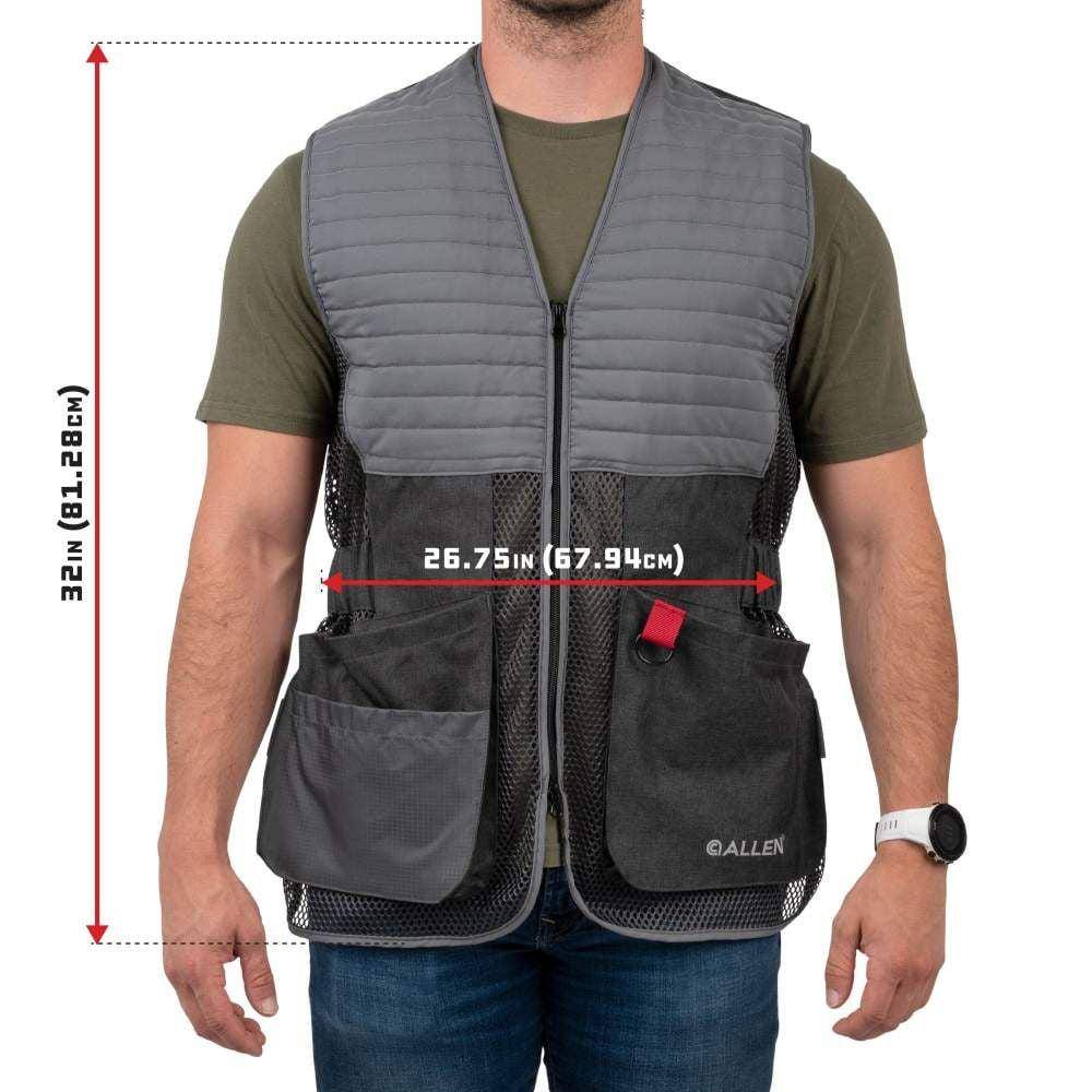 Allen Competitor Shooting Vest M/L Grey - Image 5