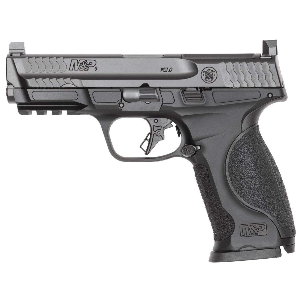 S&W M&P 9 M2.0 Metal w/ACRO Cut Handgun 9mm Luger 17rd Magazines(2) 4.25" Barrel Tall Night Sights No Thumb Safety - Image 2