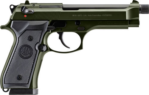 Beretta 92FS Handgun 9mm Luger 18rd Magazines (2) 5.1" Threaded Barrel OD Green - Image 2