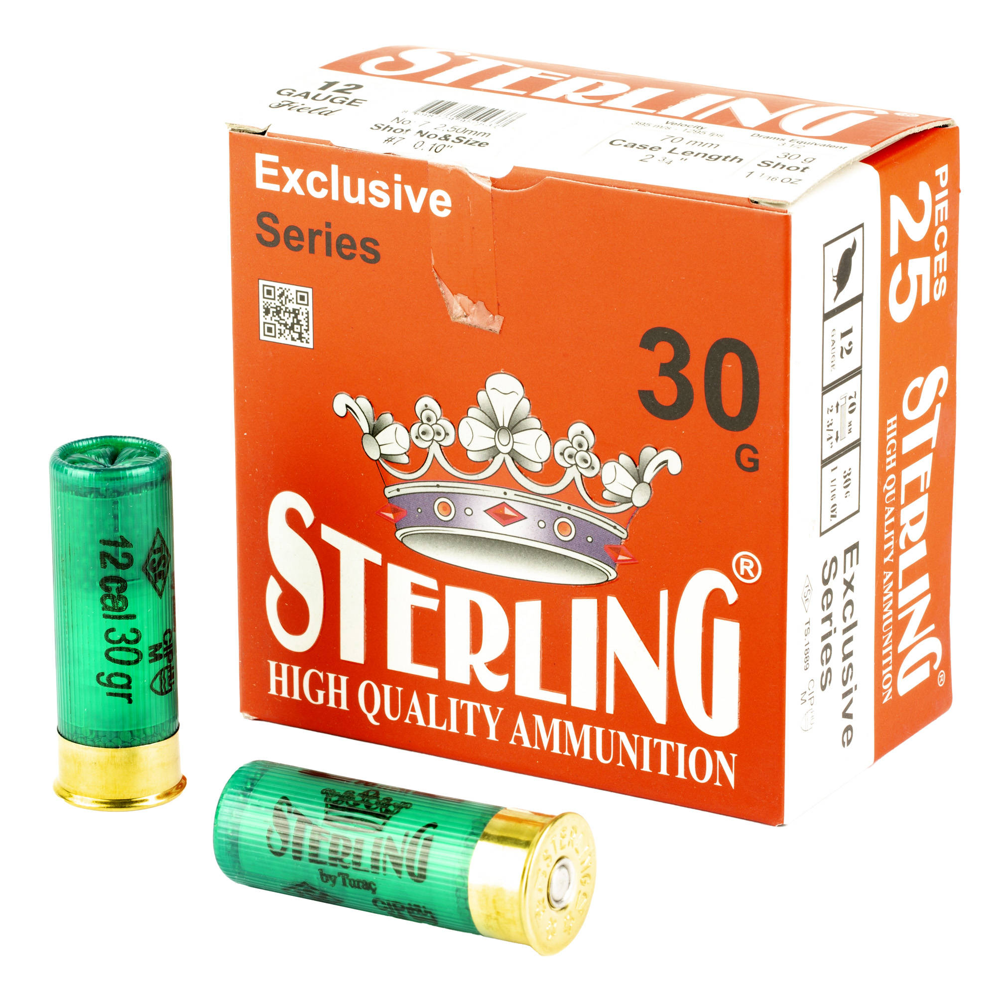 STERLING EXCLSV 12GA 2.75" #7 25/250