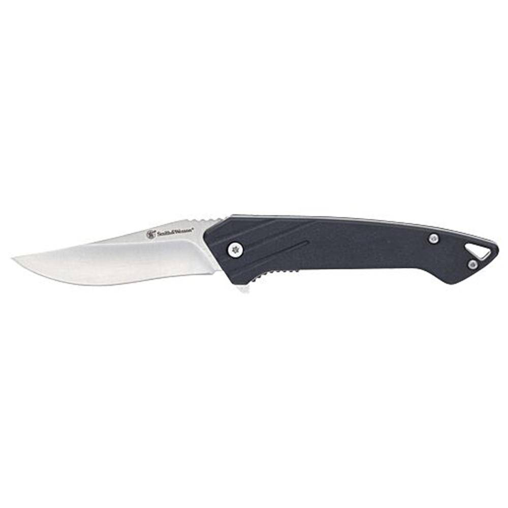 Smith & Wesson Black Ops Folding Knife 3" Recurve Blade Black Box - Image 2