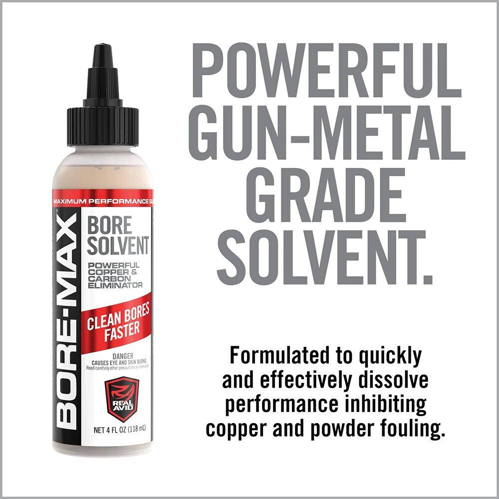 Real Avid Bore-Max Bore Solvent 4 oz Squeeze Bottle - Image 2