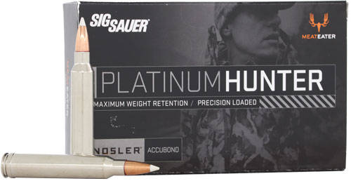 Sig Sauer Platinum Hunter Accubond Rifle Ammunition .300 Win Mag 180gr PT 3000 fps 20/ct - Image 3