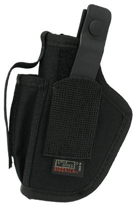 Uncle Mike's Sidekick IWB/OWB Holster with Mag Pouch Size 16 Kodra Black Ambi - Image 3