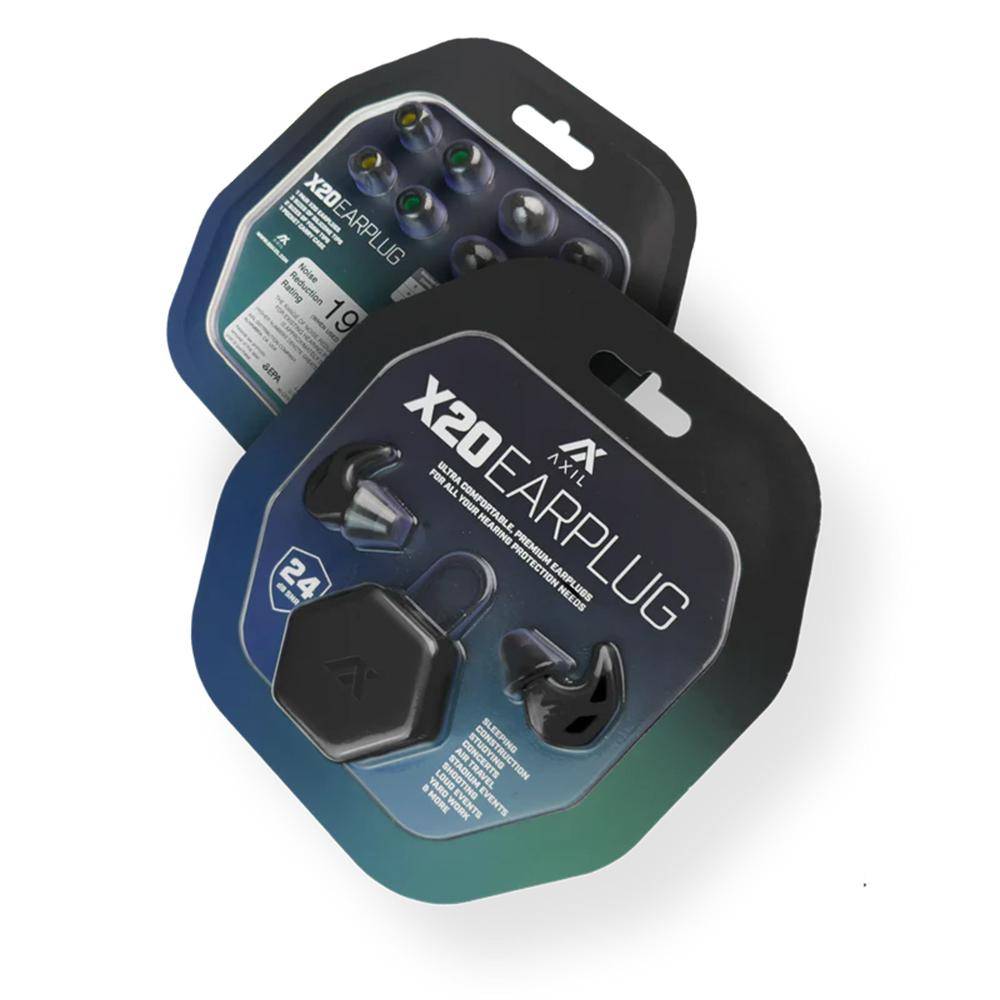 Axil X20 Passive Ear Plugs 17-24dB Blaze Orange - Image 5