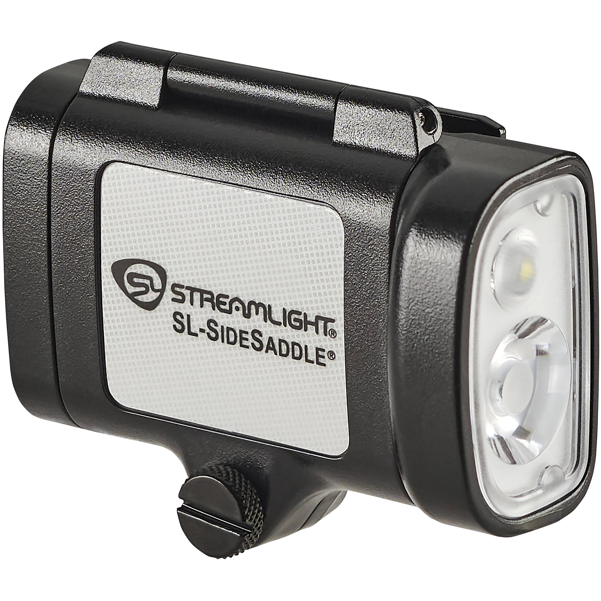 STRMLGHT SL-SIDESADDLE HARD HAT BLK