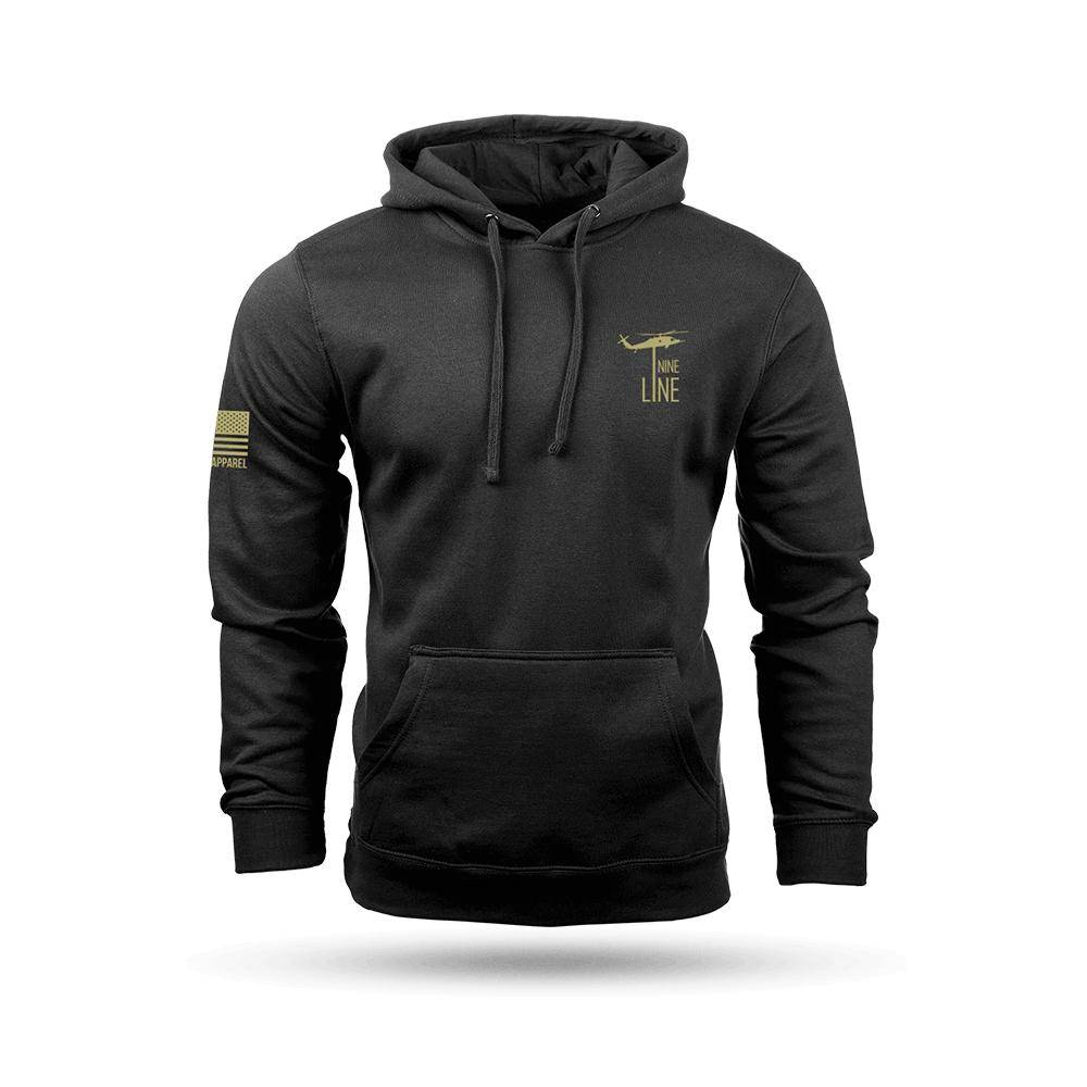 Nine Line American Camo Hooded Sweatshirt Black XL - Image 2