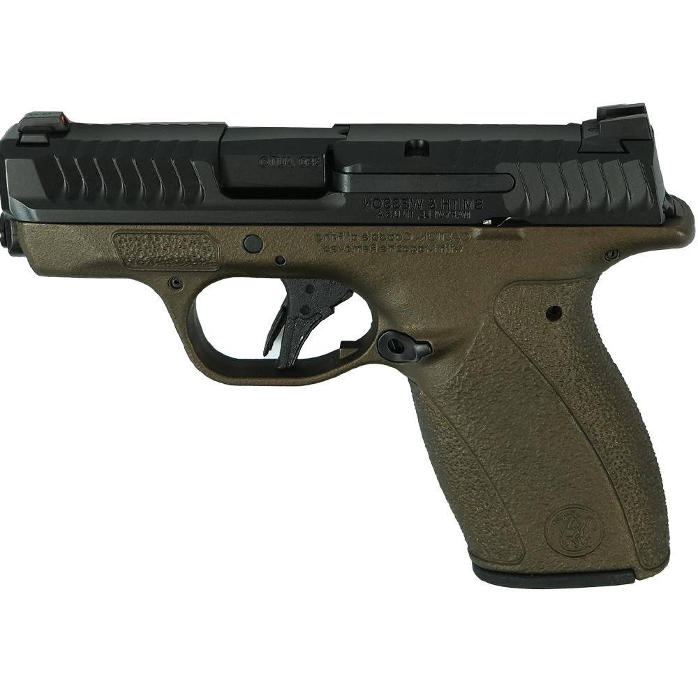 S&W Exclusive "Mid-Bro" M&P Bodyguard 2.0 No Thumb Safety Handgun .380 Auto 10(1)&12(1)rd Magazines 2.75" Barrel Midnight Bronze Grip - Image 4