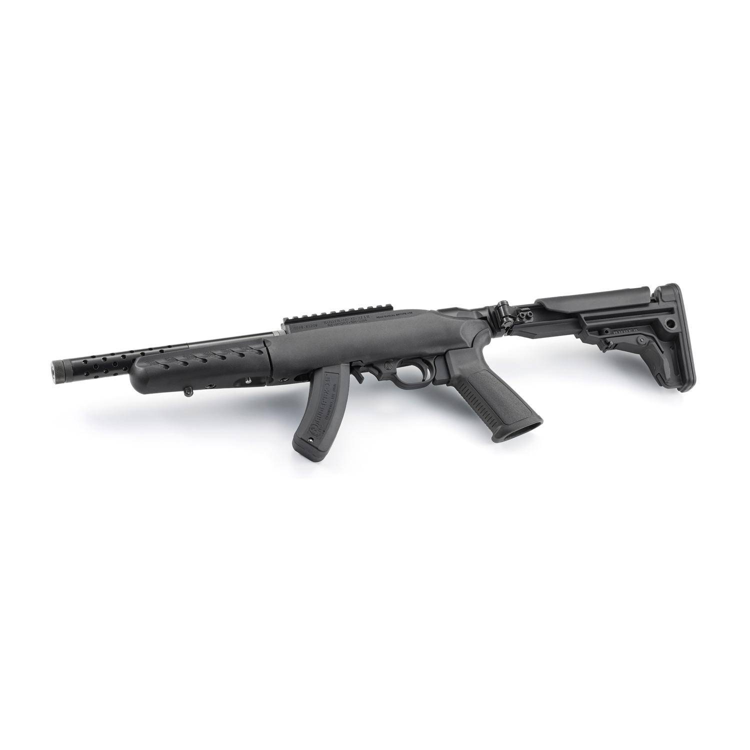 Ruger 10/22 Short Barrel Rifle .22 LR 15rd Magazine 10" Threaded Barrel Matte Black Finish NFA item - Image 4