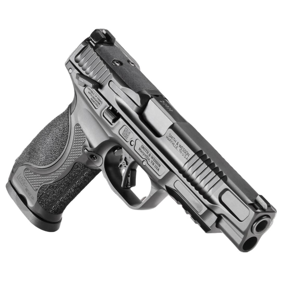 S&W M&P9 M2.0 Metal HD Handgun 9mm Luger 10rd Magazines(2) 5" Barrel Optic Ready Thumb Safety Black Steel Frame - Image 2