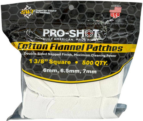 PRO SHOT CLEANING PATCH COTTON