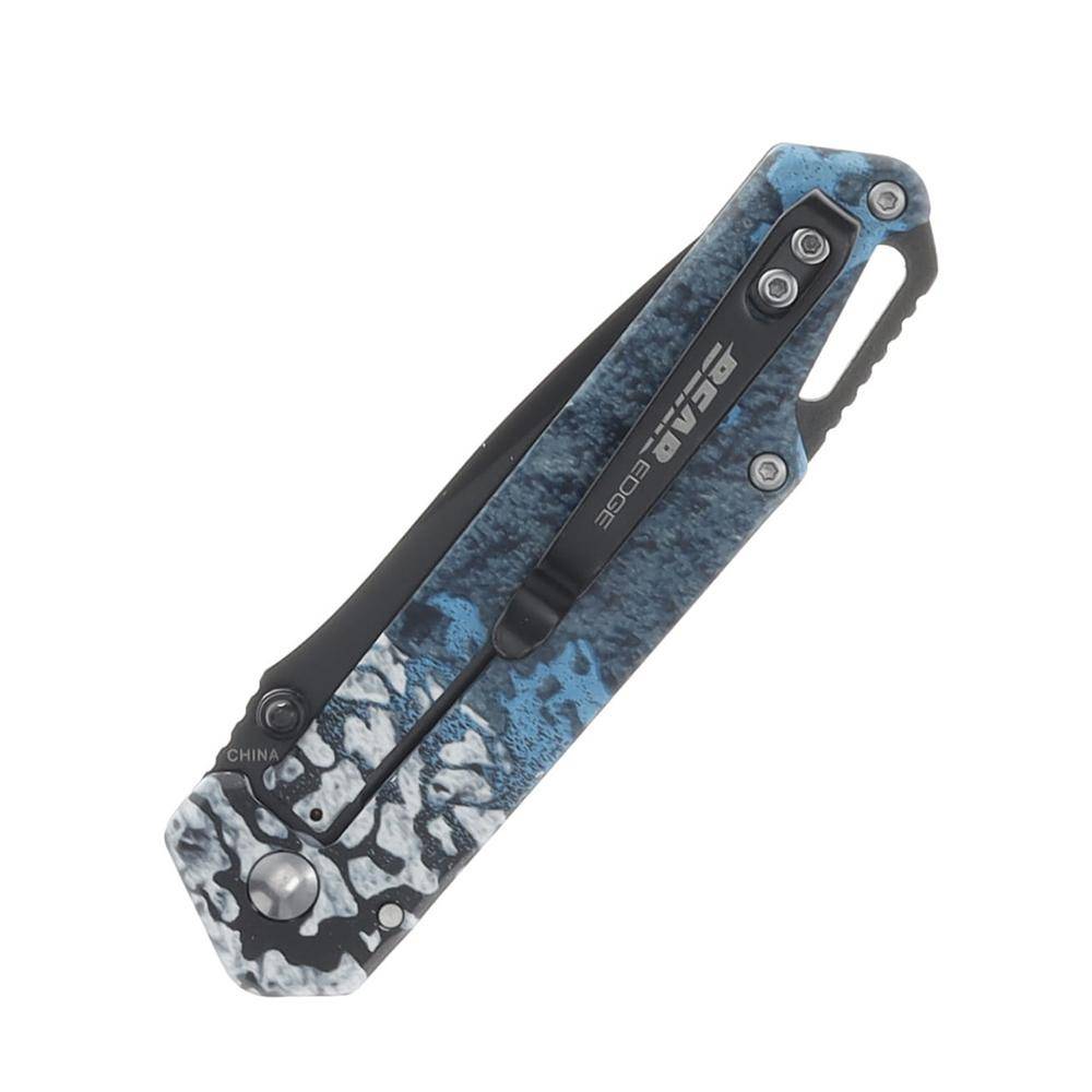 Bear & Son Edge Folding Knife 3" Drop Point Blade Truetimber Rift - Image 4