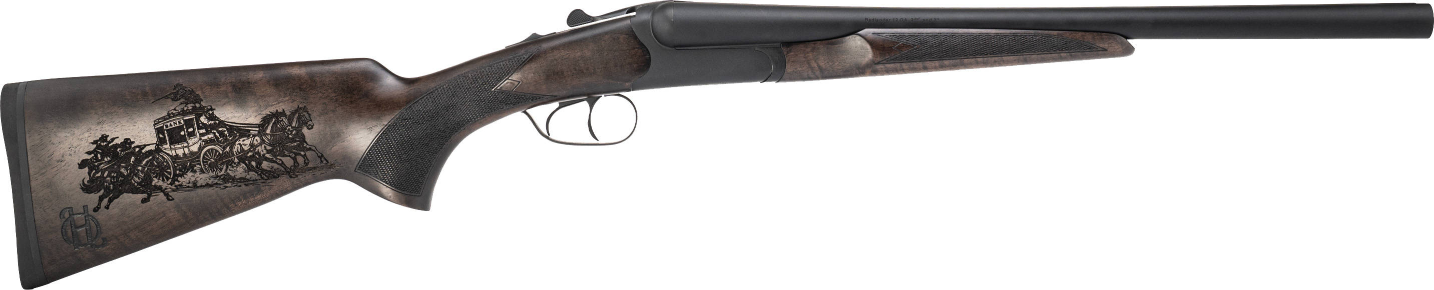 Heritage Badlander Limited Edition "Coach Robbery" Shotgun 12 ga 2rd Capacity 18.5" Barrel Wood - Image 2