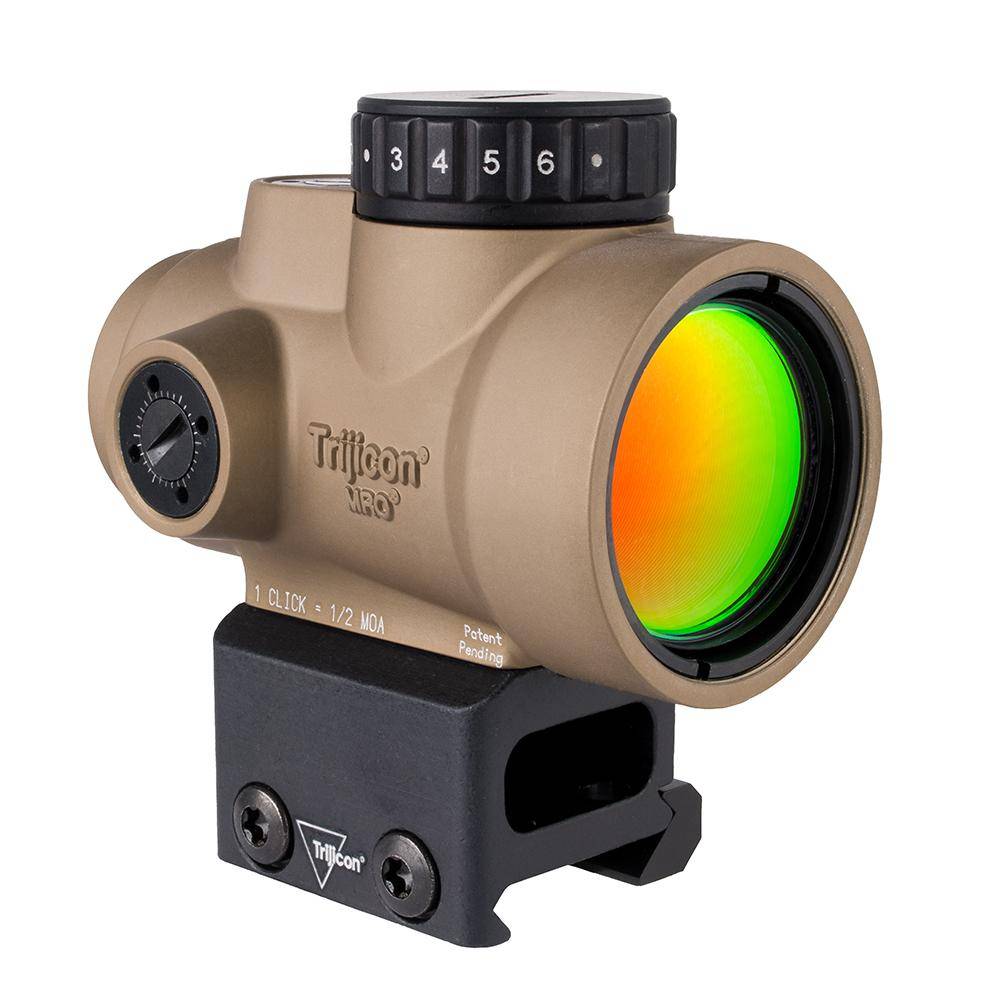 Trijicon MRO SD1x25 Red Dot Sgt w/Adj LED 2.0 MOA Red Dot Coy Full Co-Witns - Image 6
