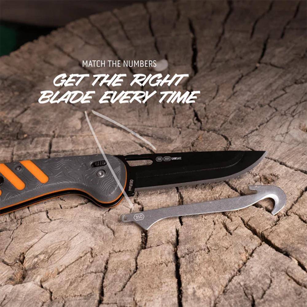 Outdoor Edge Razor HTX Replaceable Blade Folding Knife 3-1/2" Blades Orange - Image 5
